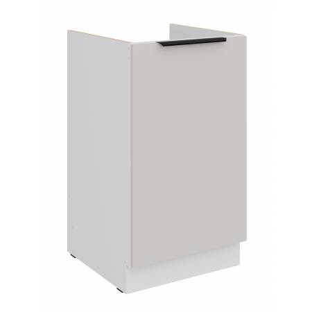 Szafka kuchenna pod zlew 50 cm kaszmir + biały CAROL 50 ZL 1F